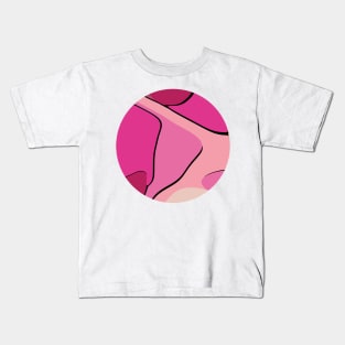 Original abstract modern minimalist design art Kids T-Shirt